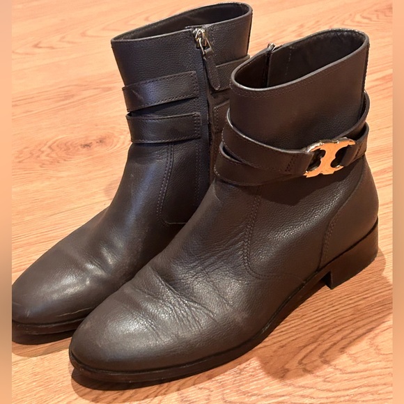 Tory Burch short leather boots - Picture 3 of 6